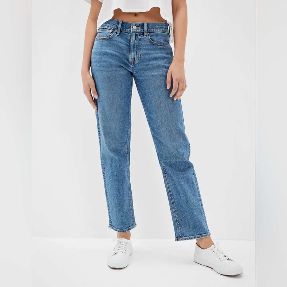 American Eagle Outfitters Blue Straight Leg Jeans